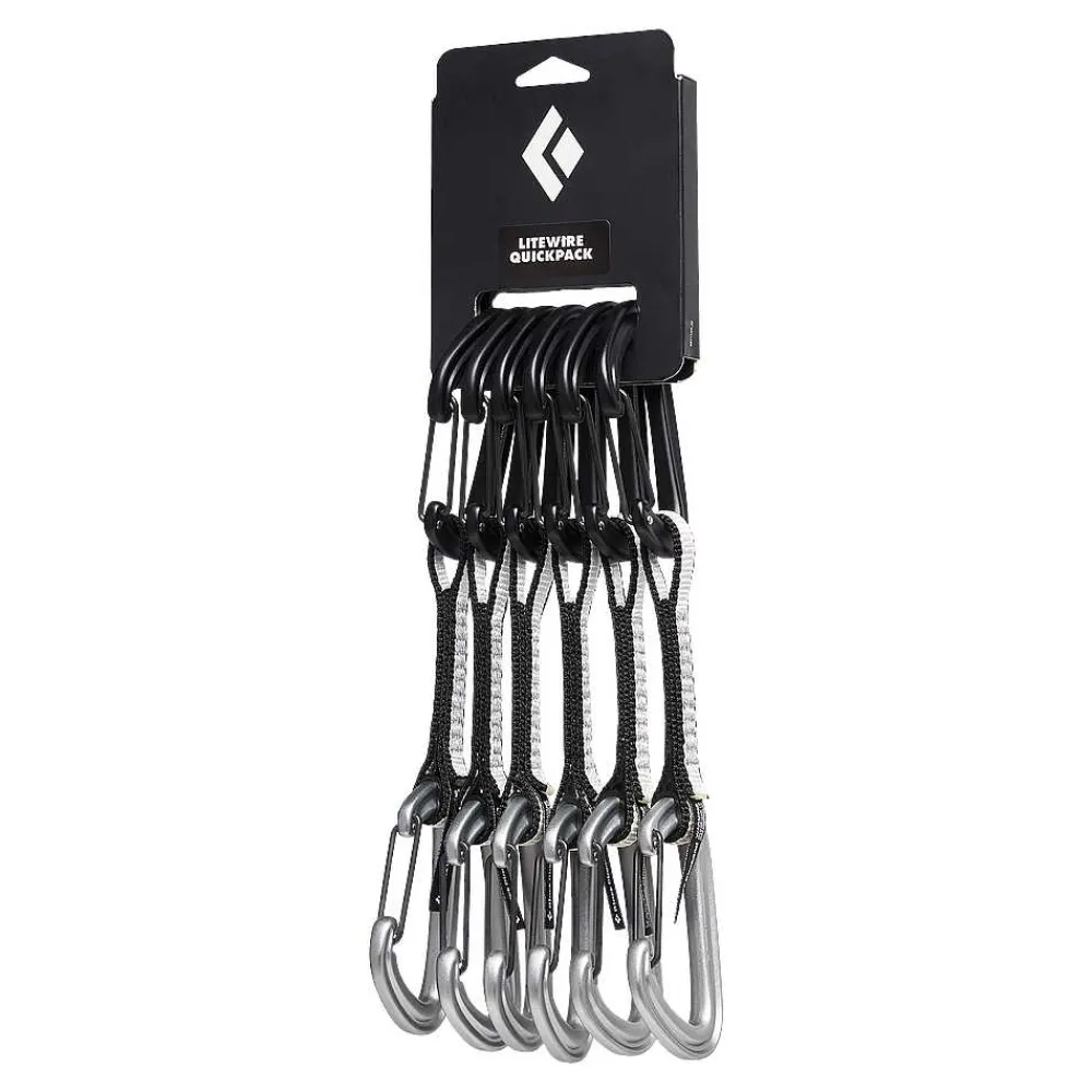 Quickdraws & Runners>Black Diamond Litewire Quickdraw Quickpack 12Cm