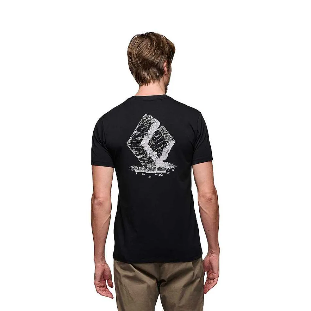 Tees & Tanks>Black Diamond Men'S Boulder Short Sleeve Tee