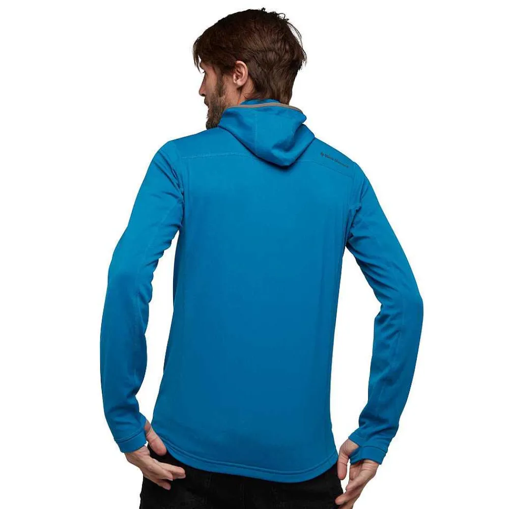 Fleece>Black Diamond Men'S Coefficient Quarter Zip Fleece Hoody