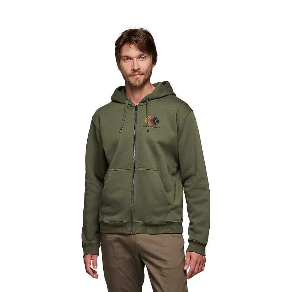 Hoodies>Black Diamond Men'S Faded Full Zip Hoody