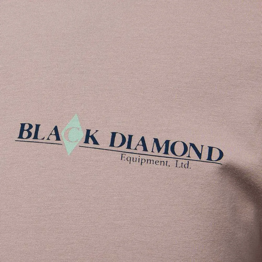 Tees & Tanks>Black Diamond Men'S Heritage Wordmark Long Sleeve Tee
