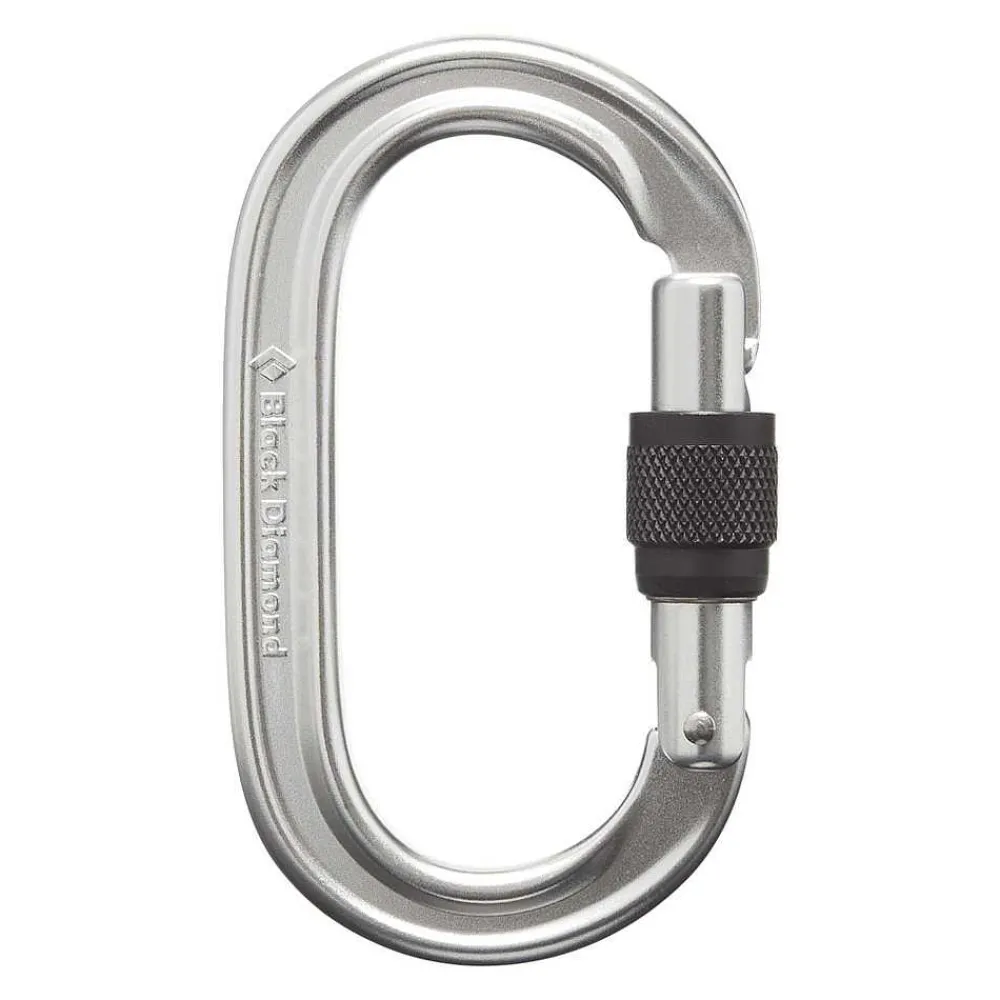 Carabiners>Black Diamond Oval Keylock Screwgate Carabiner