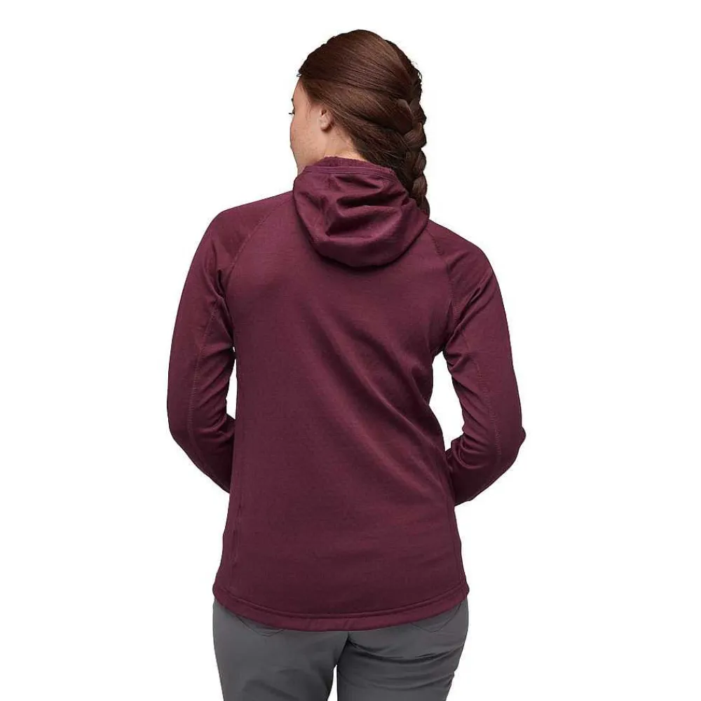 Ski & Snowboard Jackets>Black Diamond Women'S Coefficient Quarter Zip Fleece Hoody